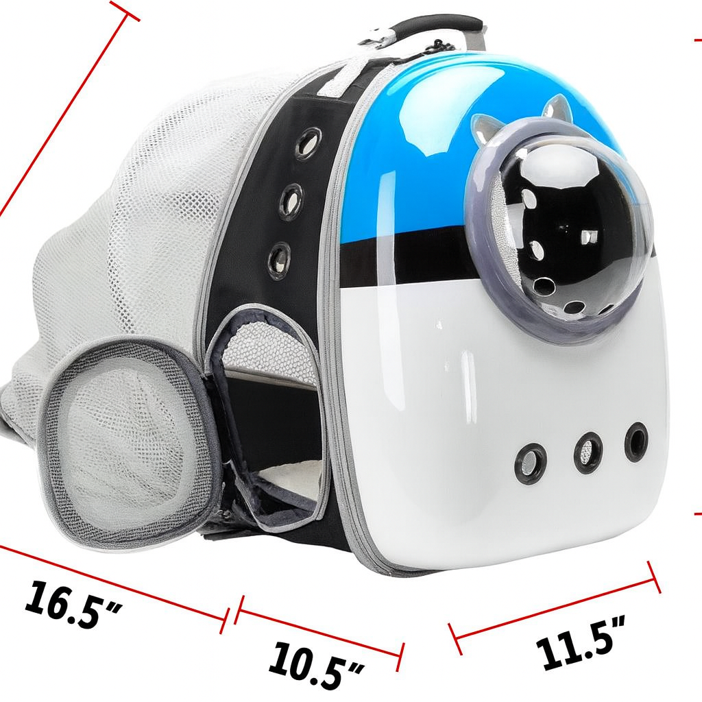 Expandable Space Capsule Carrier — Airline-Approved, Breathable, Waterproof