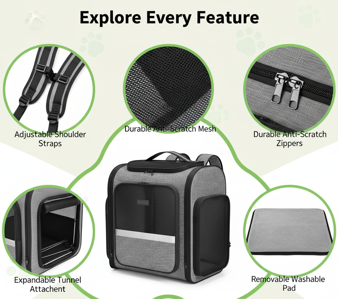 Expandable Adventure Backpack — Breathable, Travel-Ready