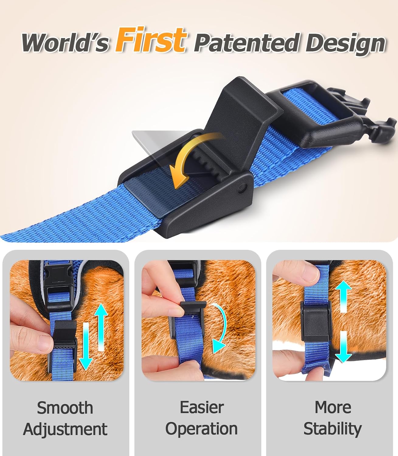SecureCat Adjustable Mesh Harness & Leash Set — Escape-Proof, Reflective, Ergonomic Fit
