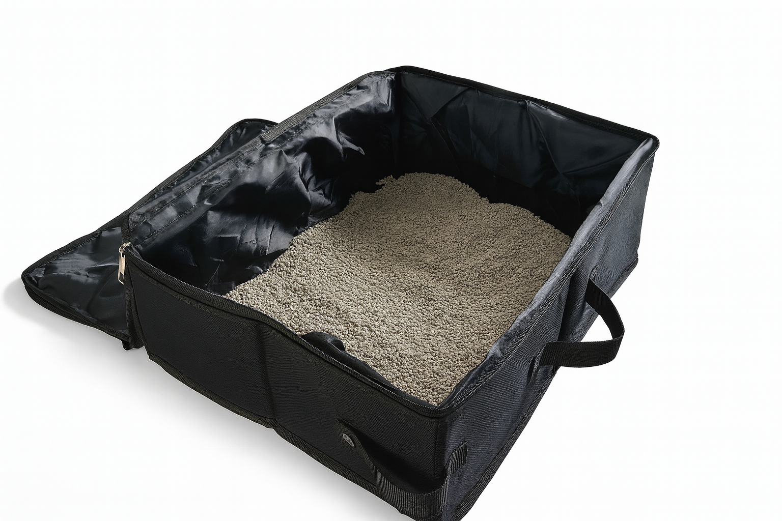 Collapsible Travel Litter Box — Leakproof, Lightweight