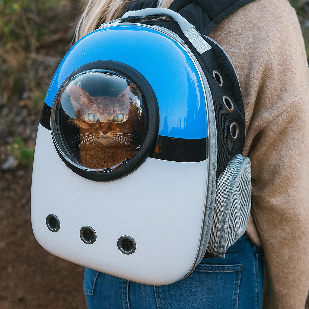 Expandable Space Capsule Carrier — Airline-Approved, Breathable, Waterproof