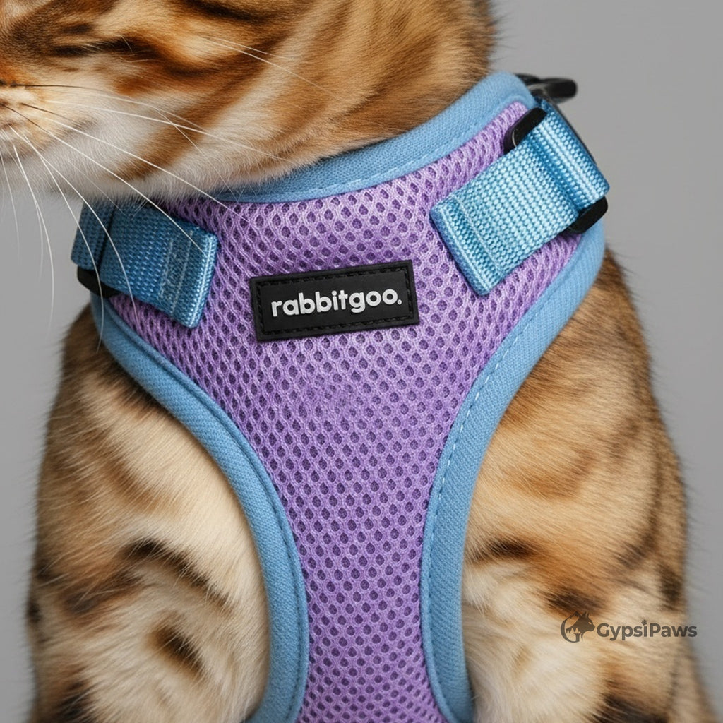 DopamineWalk Cat Harness Set — Reflective, Escape-Proof, Breathable Comfort