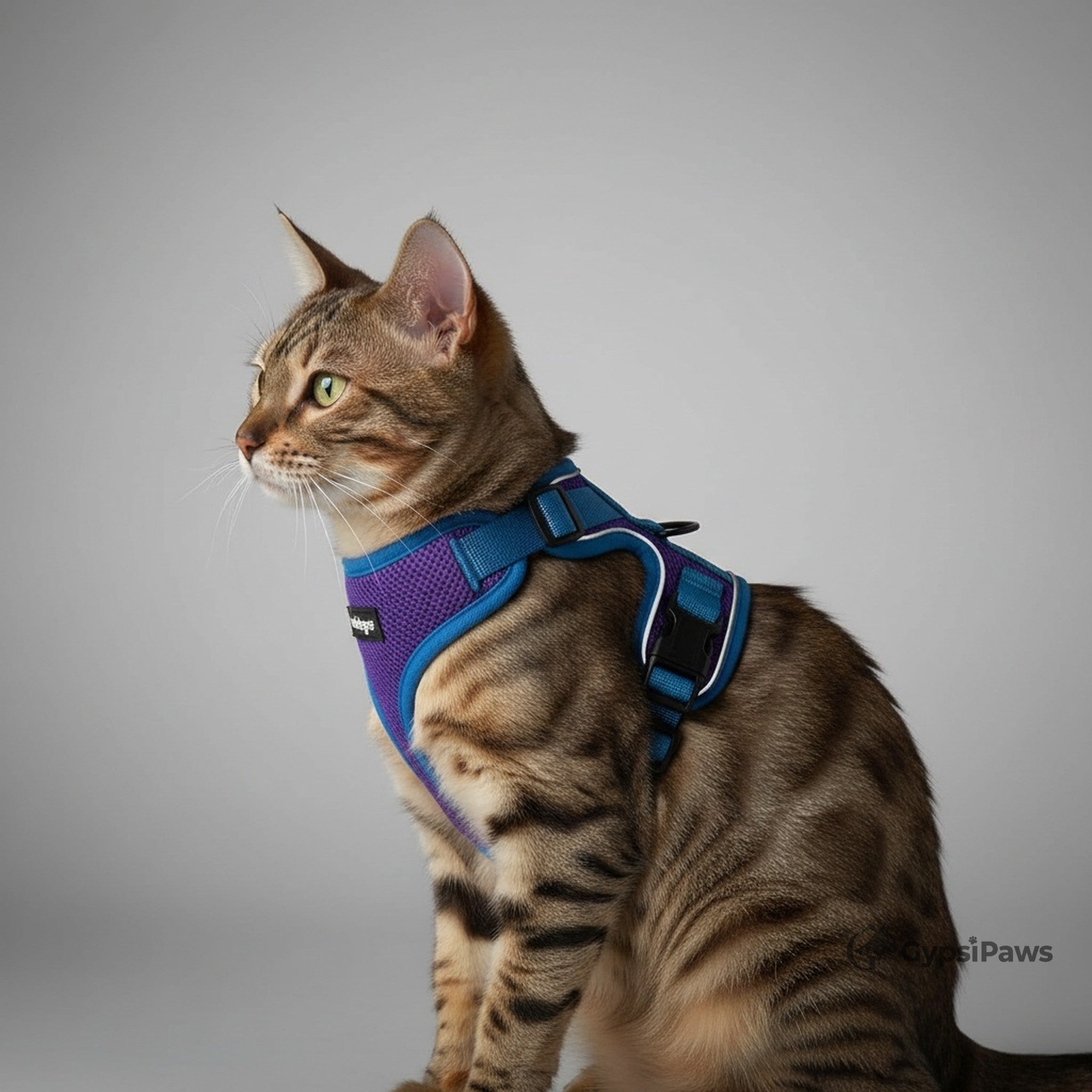 DopamineWalk Cat Harness Set — Reflective, Escape-Proof, Breathable Comfort