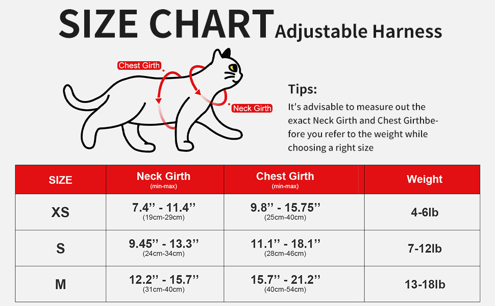 SecureCat Adjustable Mesh Harness & Leash Set — Escape-Proof, Reflective, Ergonomic Fit