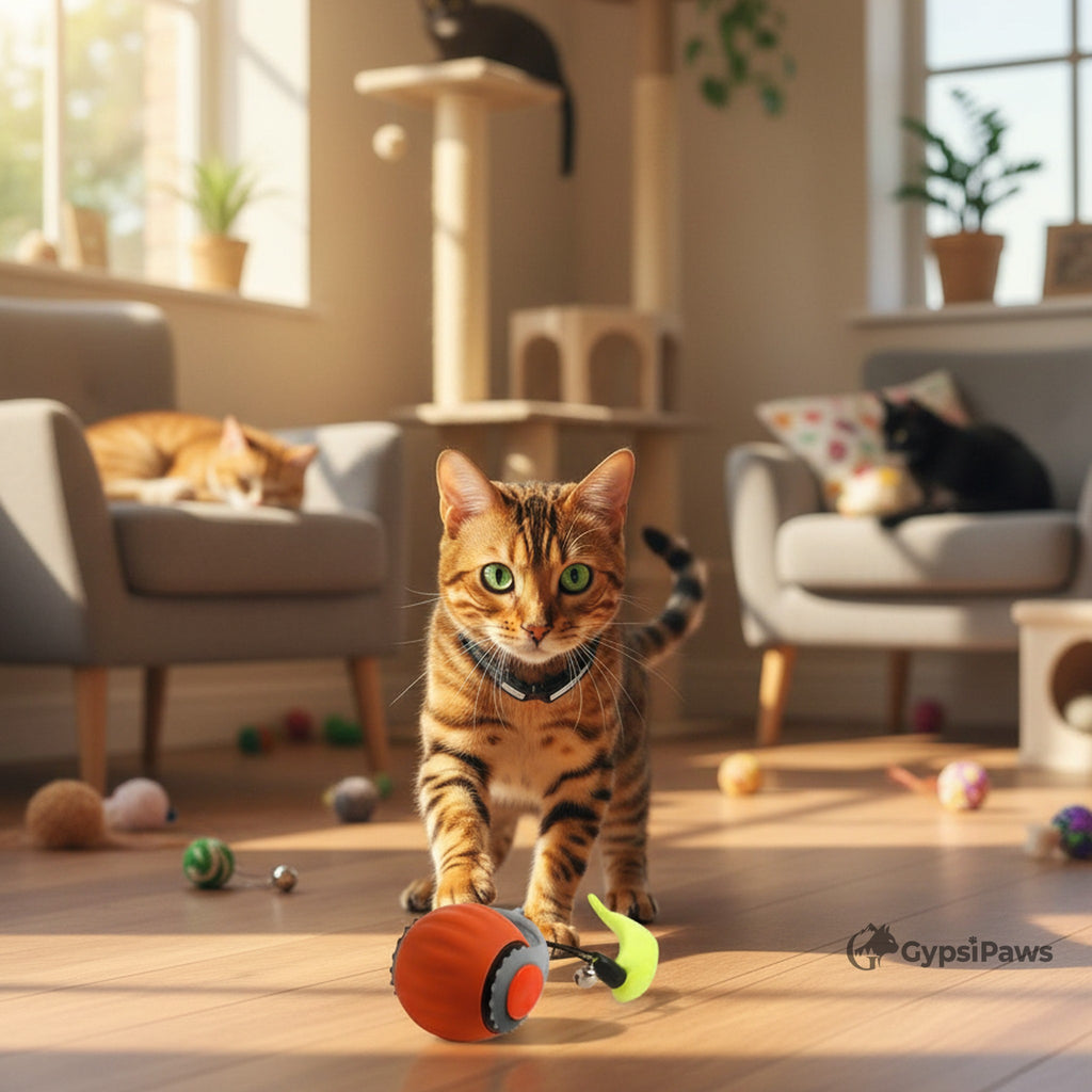 Interactive Rolling Ball Toy — Rechargeable, Silicone, Adventure-Grade Fun