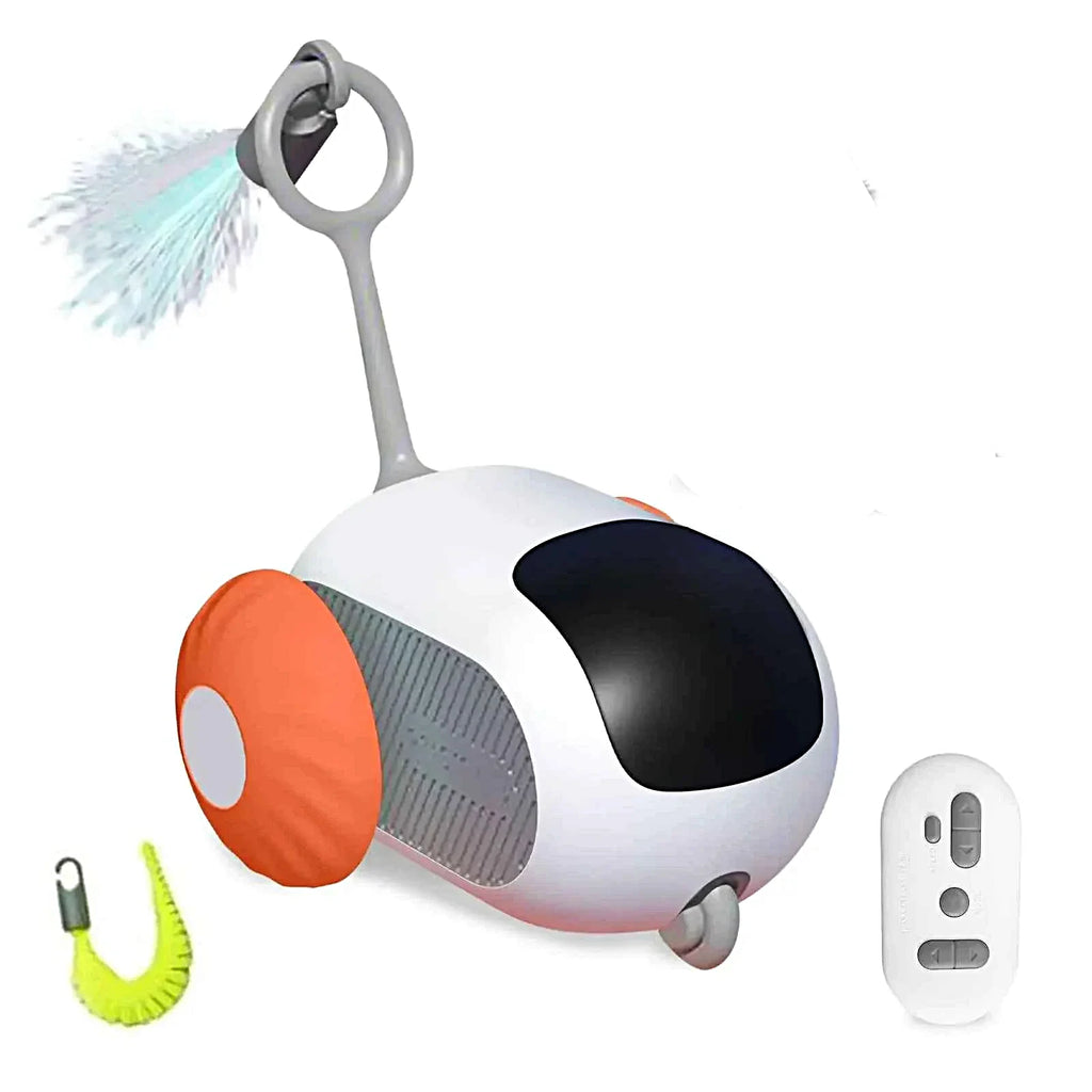 Smart Interactive Cat Toy Car – Automatic & Remote-Controlled