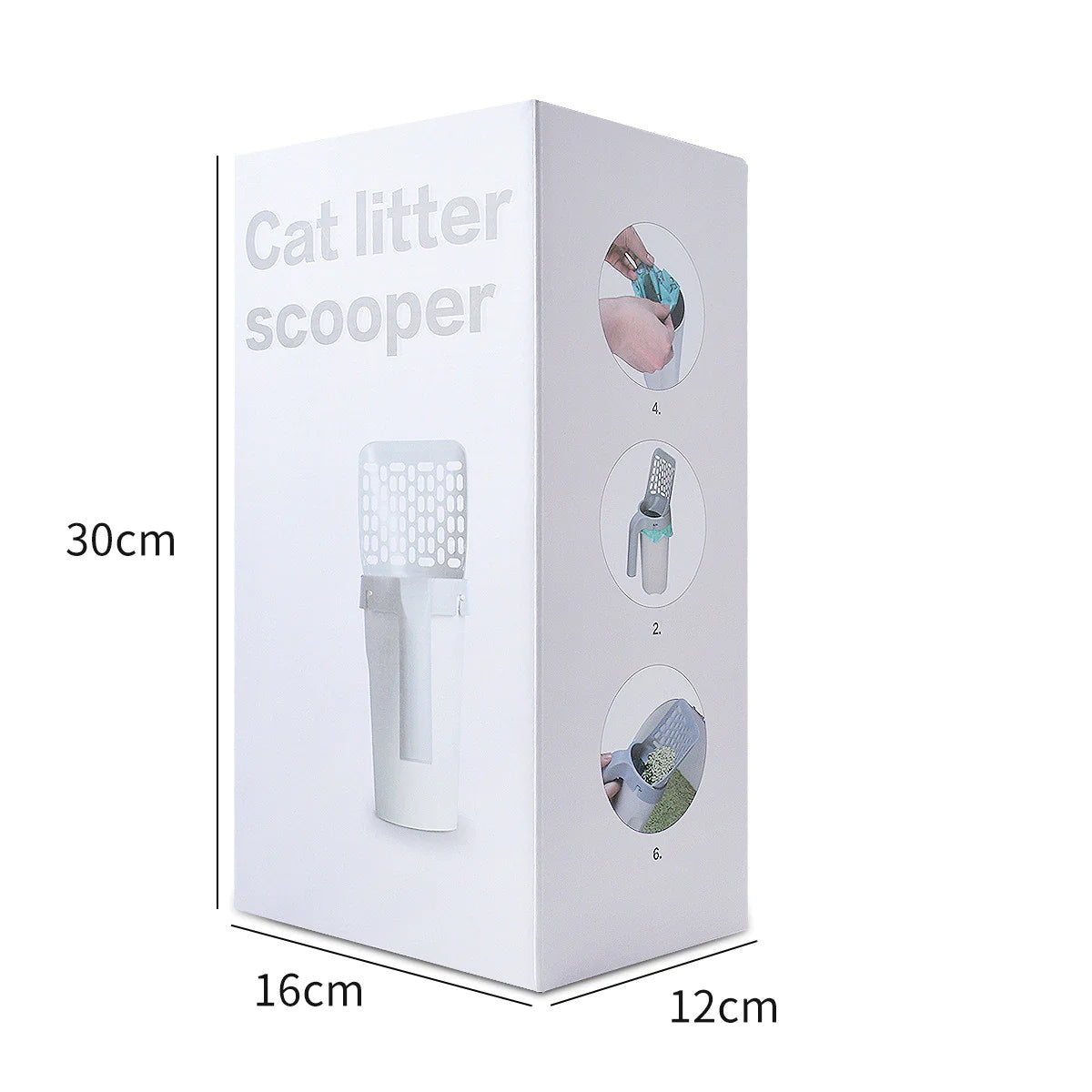 CleanSweep Litter Scoop Station — Integrated Waste Bin, Hygienic Design